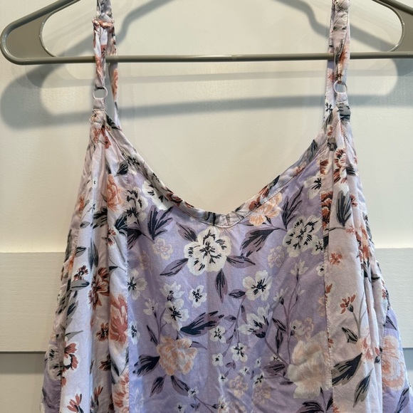 Torrid 1X Floral Purple Tank Top - Picture 7 of 7